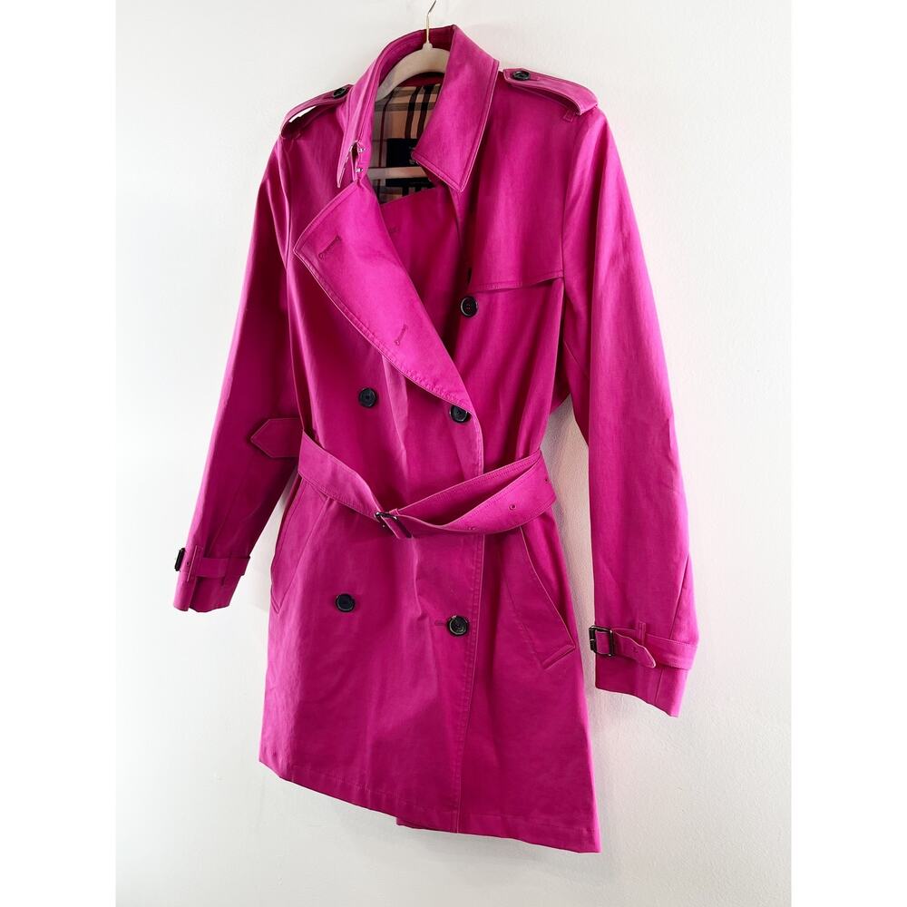 Burberry Pink Trench Coat - Picture 12 of 12
